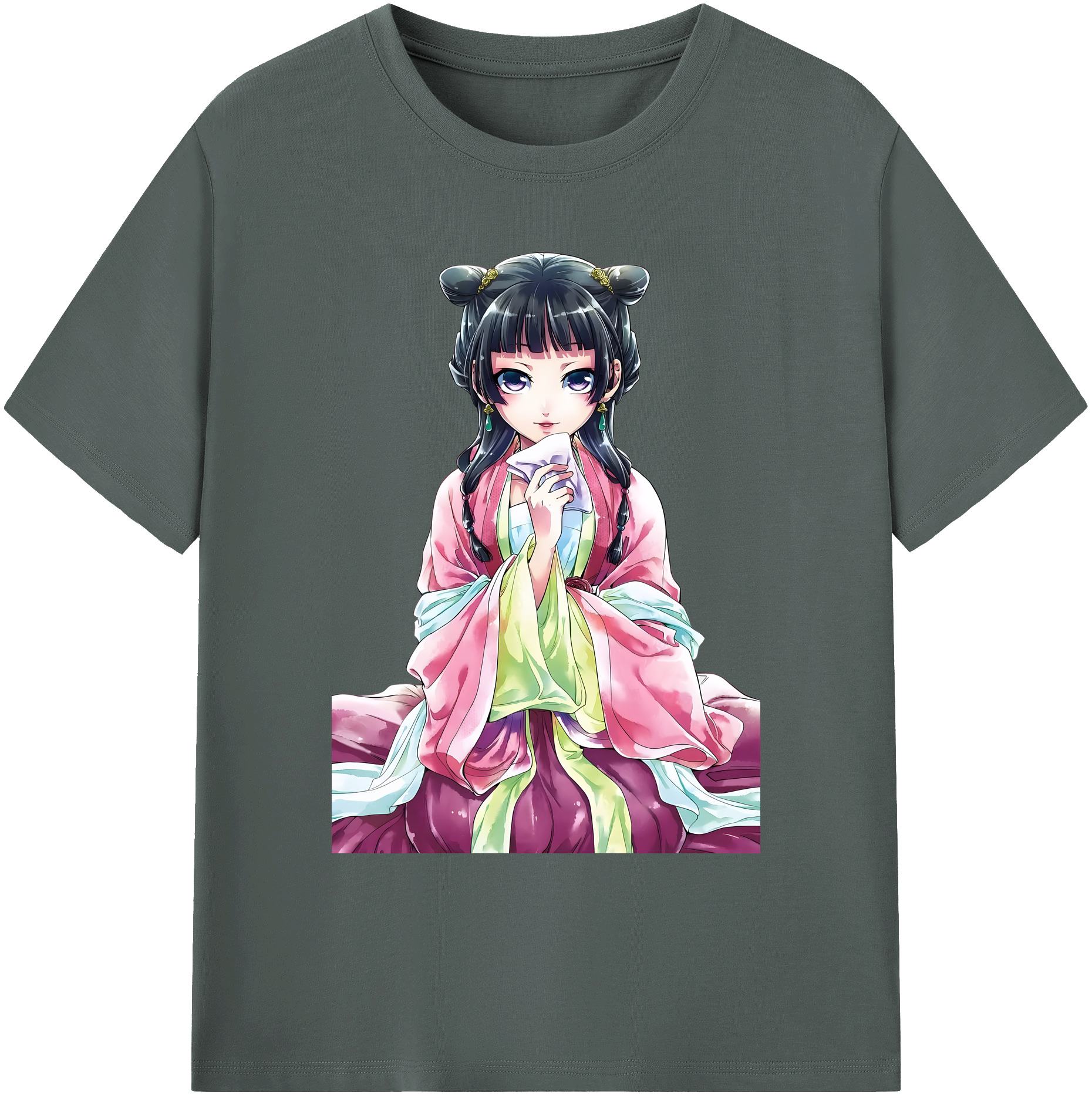 （画像用） 薬屋のひとりごと The Apothecary Diaries 綿100％ メンズ半袖Tシャツ｜肌触りやわらか＆通気性